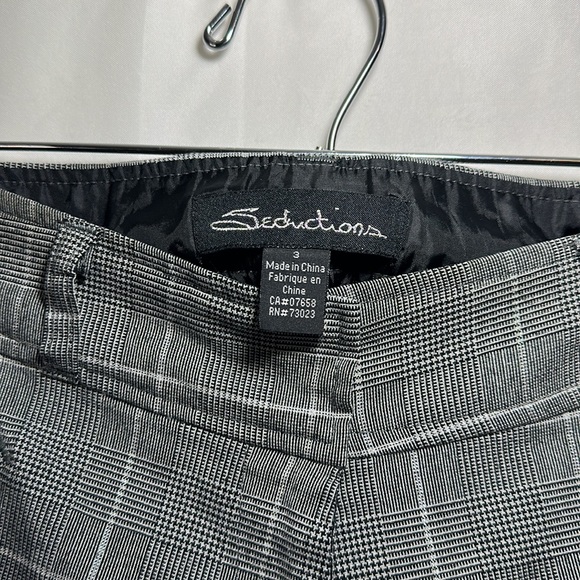 Seductions Short Shorts Size 3 Grey(Black&White) - Picture 3 of 4